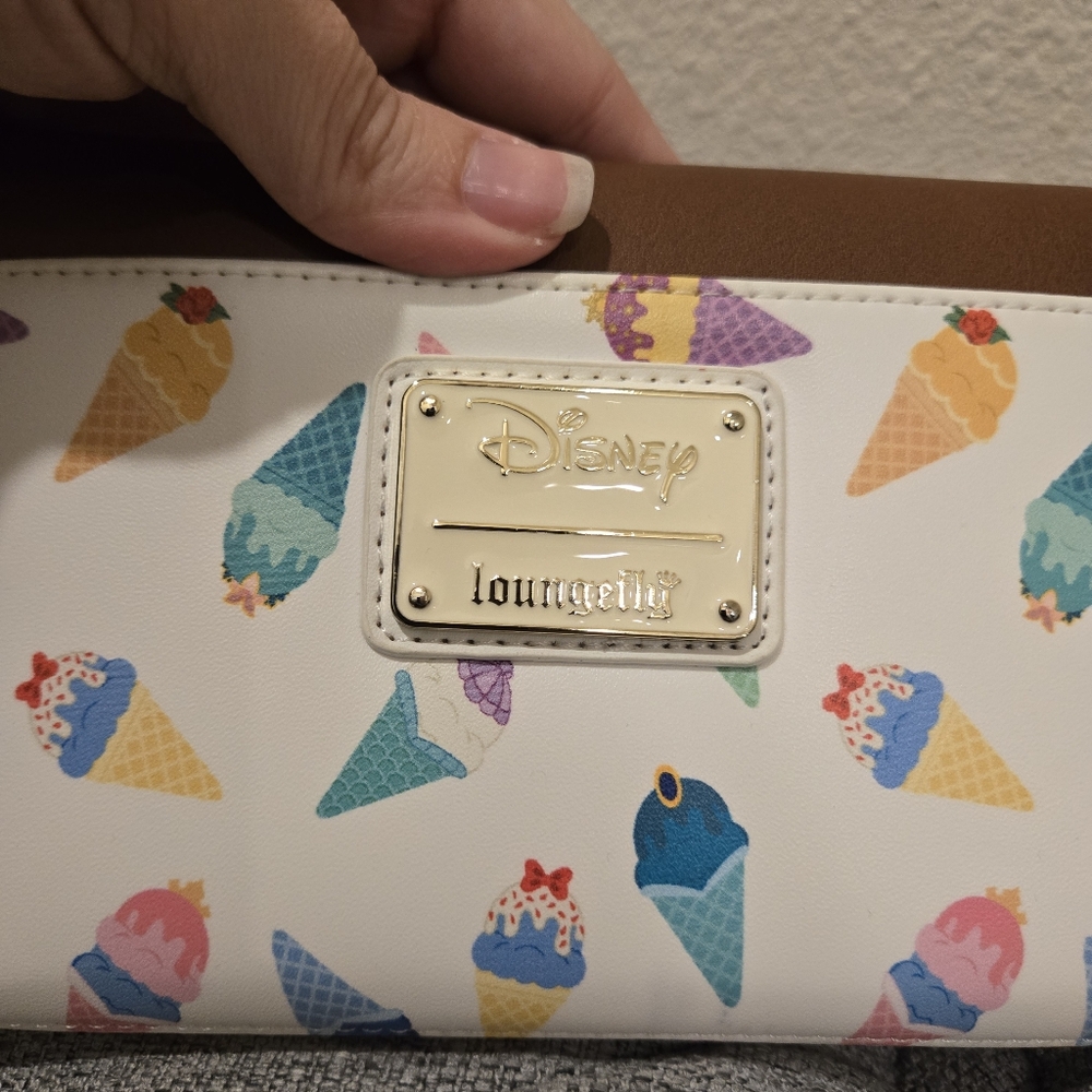 Loungefly Brown and Tan Ice Cream Wallet - Picture 8 of 14